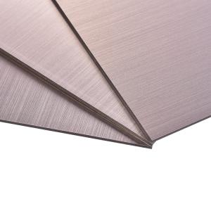 China Aluminum-Finished Composite Panel 10 Years Warranty Easy-to-clean Silver/Goden/Black/Tea wholesale