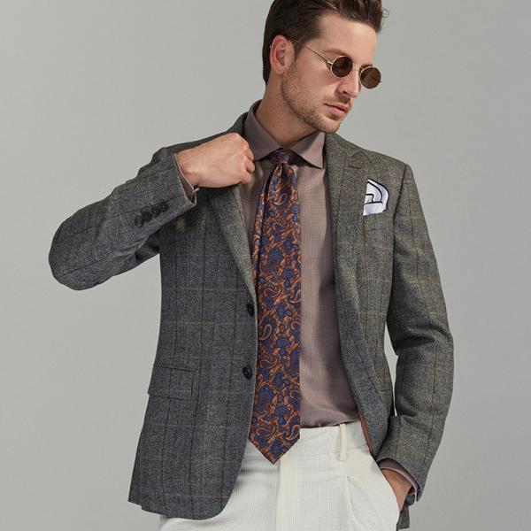 1000 Cotton Thicken Mens Formal Suits One Button Slim Fit Sport Coat Woolen