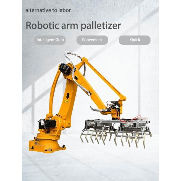 4 Axis Automatic Robotic Palletizer Lime Powder Palletizing Robot