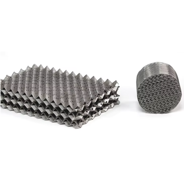 Customized 125Y Structured Packing Mesh Perforated Plate Corrugated