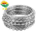 BTO-18 Galvanized Steel Concertina Razor Wire Fence for Military Defense and
