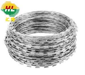 China BTO-18 Galvanized Steel Concertina Razor Wire Fence for Military Defense and Border Security wholesale