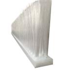White Plastic Straight Wire PP Slat Brush For Cement Mixer