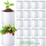 Nursery Growing Bags Large, 7.8x8.6 inches Biodegradable Fabric Seedling Grow