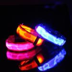 Luminous Glow Safety LED Dog Collar For Small Dogs Custom Flashing