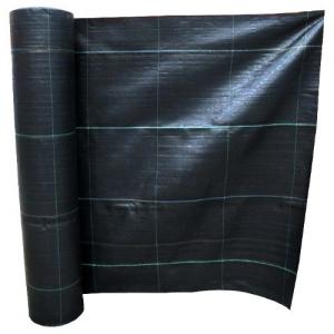 China 100% PP woven PP PE black weed mat anti-grass cloth ground cover for garden on sale