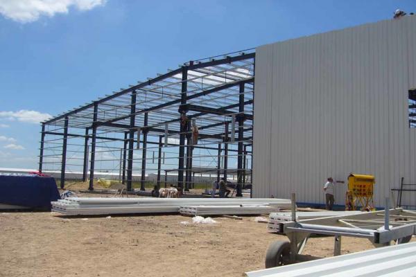 Quality prefabricated steel frame storage swimming pool workshop warehouse for sale