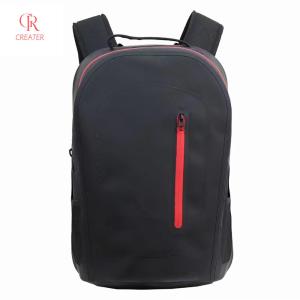 China Black Polyester Insulated waterproof backpack without sewing stiching wholesale