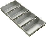 Rk Bakeware China-Foodservice 41145 Glazed 4 Strap Aluminized Steel Hearth Bread