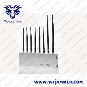 China 8 Antennas 8 Band All Signal Jammer Block 3g 4g Gps Wifi 2.4g Blocker wholesale