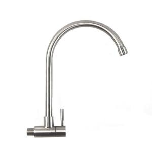 China Environmental Protection Stainless Steel Single Cold Faucet No Rust Wall Mounted wholesale