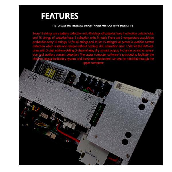 GCE 64S 100A BMS for Solar Energy Storage Systems