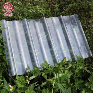 China Smooth Surface 5800mm Transparent Fiberglass Sheet For Greenhouse wholesale
