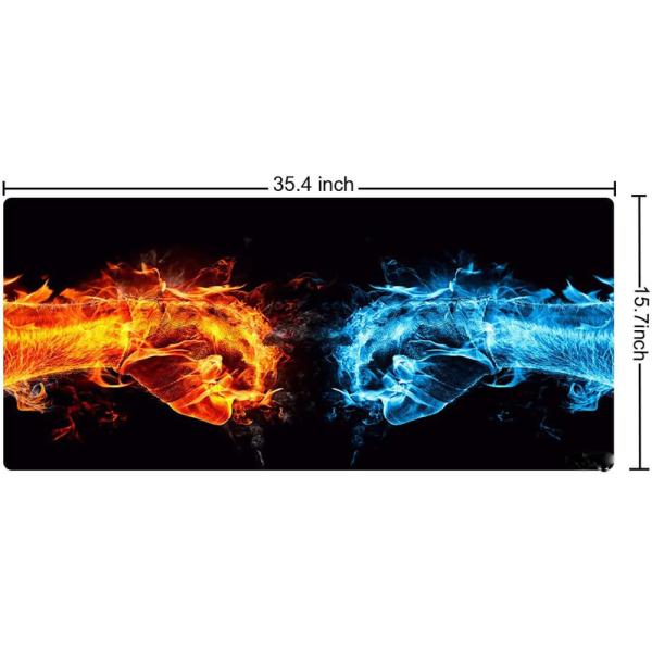 GMP-014 Large Long Gaming PASSIONATE Non Slip Rubber Mouse Pad