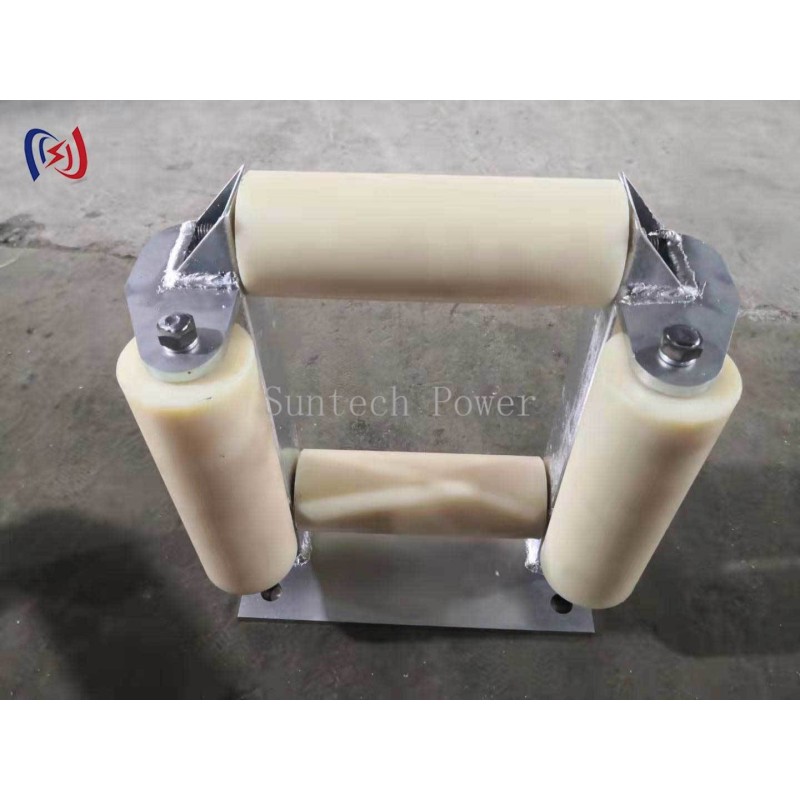 SHD4K180 Framed Cable Roller with 20KN Rated Load and 180mm Max Cable Diameter for Underground Cable Pulling