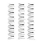 Abdominal Steel 5mm Laparoscopic Grasping Forceps by Wanhe for Surgical