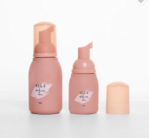 China New Products Round Pink Plastic Cosmetic Packaging Lotion Foa Bottles wholesale