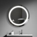 Compact Bathroom Mirror With Lights Corrosion Protection Adjustable Lighting