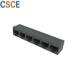Round Pin RJ45 Multi Port 8 Pin 8 Contact 1 X 6 Ports 5224 Series Current Rating