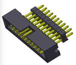 Dual Row Box Header Connector 2.00mm Elevated Stright Dip Type