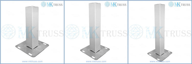 15-18 Degree Hardness Alu 290mm Box/Square Lighting Truss Corner Scrim/Cover/Sock/Cloth