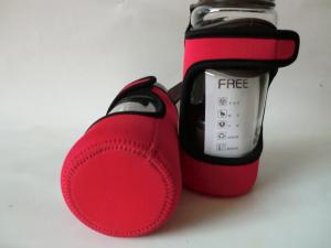 China 5mm promotional neoprene holder for glass bottle, neoprene glass water bottle cooler wholesale