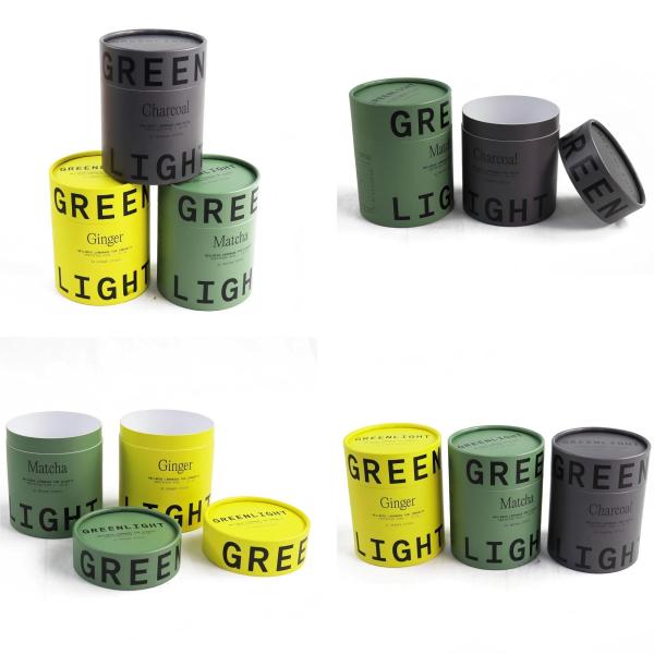 Custom logo Handcrafted Biodegradables Papel Candy Package Round Paper Tube Boxes for Sweets
