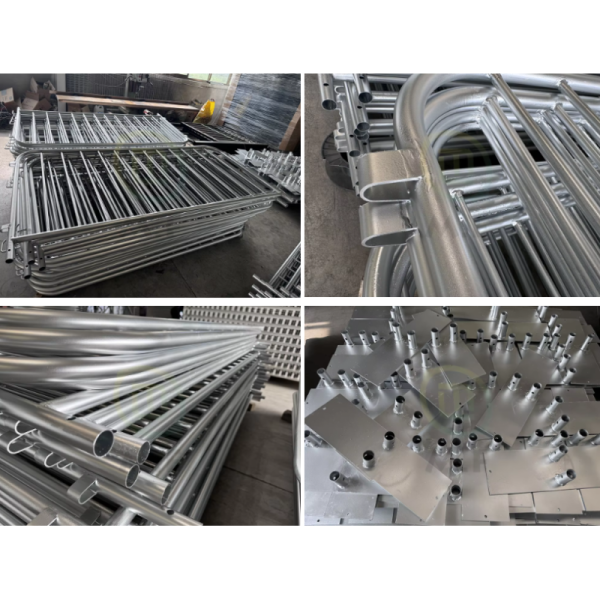Temporary Fence Metal Crowd Barriers For Secure Boundary 4*8ft