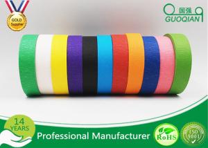 China Crepe Paper Colored Duck Masking Tape For Painting Water Resistant wholesale