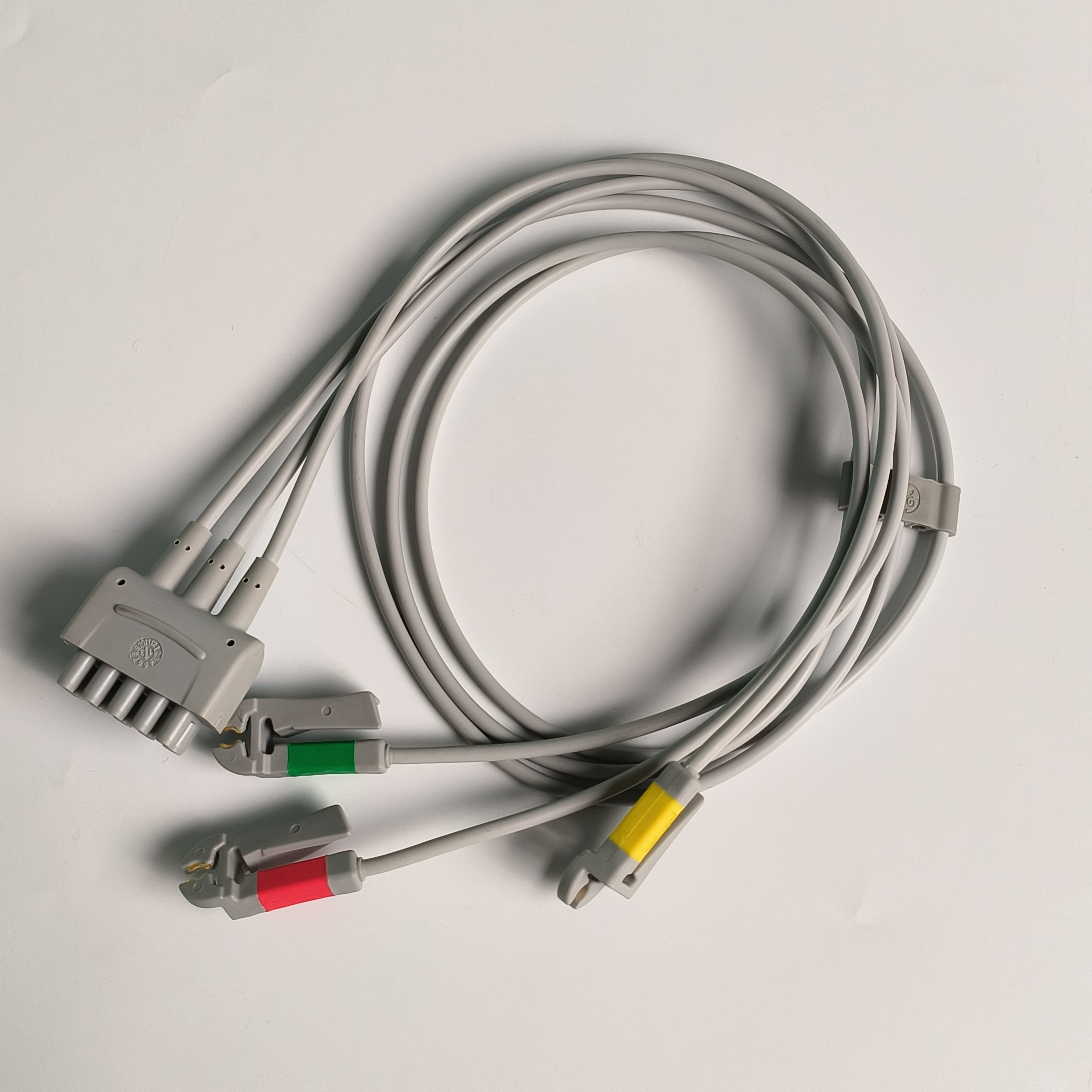 CareFusion GE Original Multi-Link ECG Lead wire 3-Lead Grabber IEC 74cm / 29in. REF: 412682-003