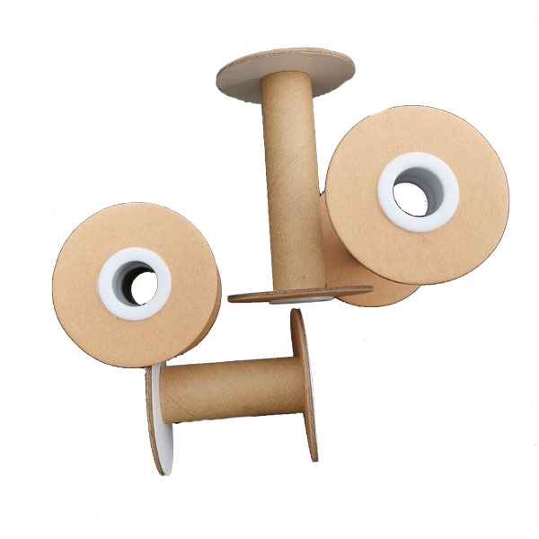 Custom Order Recycled Materials Anti-Curl Paper Wire Spool for Consumer Electronics