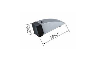 China Black Nickle Magnetic Door Stop Holder 76x28x28mm Heavy Duty High Solidation wholesale