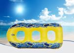 Colorful Portable 3 Person Inflatable Tube Three Person Float Tube 249cmx122cm