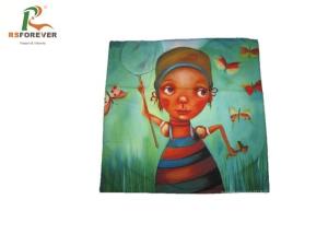 China Digital Print Cartoon Pillow Covers Rectangle Shape Various Color With Zipper wholesale