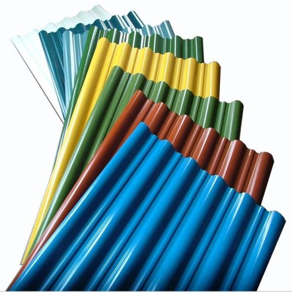 HRB60 HRB60-85 Colored Corrugated Metal Panels HRB85-95 Regular Spangle 762-1200
