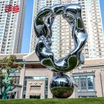 Large Metal Outdoor Sculptures With Striking Shapes Redefine The Look And Feel