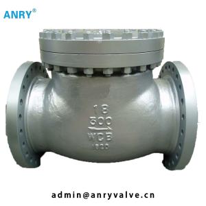 China Flanged End API 6D Check Valve WCB Body Stellite Overlay Disc 150Lb~900Lb wholesale