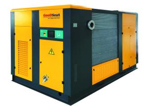 China 340hp Gas Powered Rotary Screw Air Compressor Air Cooled or Water Cooled wholesale