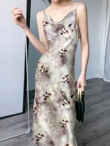 China 100% Natural Silk 20MM Stretch twill Anti-Wrinkle Static-free Willows shed tear Women Slim Fashion Dress and Scarf wholesale