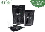 Matte Colour Medication Lock Bag , LDPE Clear Zipper Smell Proof Bag For Food