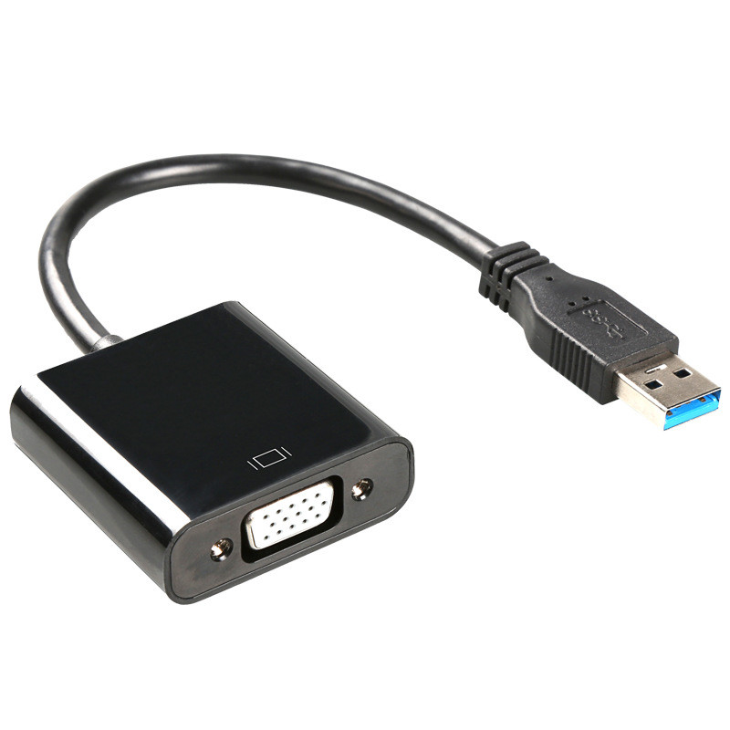 20cm USB 3.0 TO VGA Adapter Converter Cable With Chipset