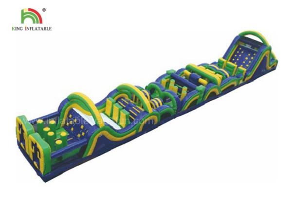 26m Long Challenge Adult Inflatable Obstacle Course, Inflatable Sports Games For