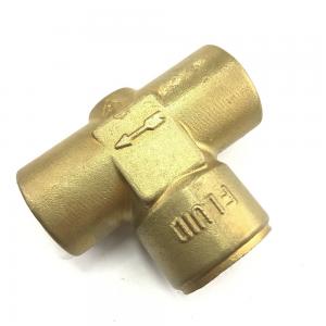China Precision Copper Tee Pipe Connector for Custom Made Metal Processing Machinery Parts on sale