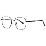 Transparent Lens Acetate Metal Glasses Large Frame Eyeglasses 5 Color