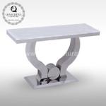 Living Room 65kg European Style Console Table 160cm Stainless Steel Frame