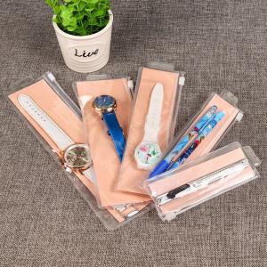 China High quality transparent watch pen packaging bag with zipper customized PVC plastic bag wholesale