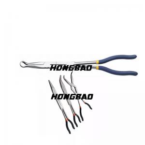 China 33cm Long Reach Pliers Double X Joint Long Reach 13mm Hose Tube Extra Long wholesale