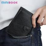 Men's Slim Card Holder Billfold Money Clip Wallet Genuine Leather Small Bag for