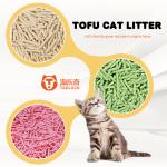 ODM Pink Kitty Litter Sand Original Milk Clumping Sand Cat Litter
