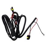 3M Length Automotive Wire Harnesses H7 H11 9005 9006 For Relay Battery
